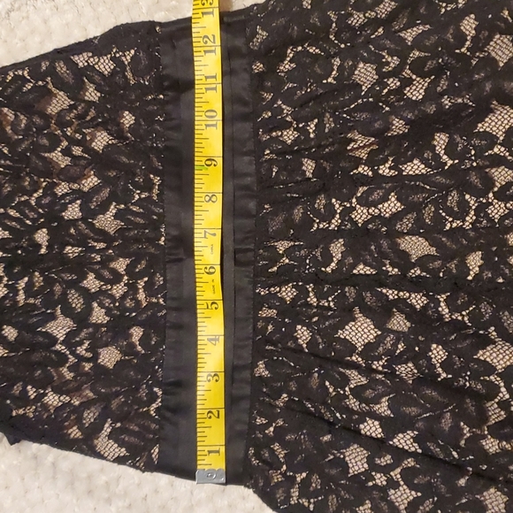 *NWT* Never worn Banana Republic high neck sleeveless black lace dress, size 0P - Picture 4 of 9